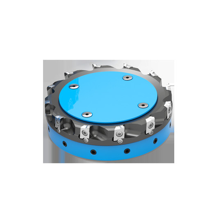 PCD ISO Face Milling cutter FMP080SA27-BE12-12 with 12 cutting edges tool to efficiently machine flat surfaces